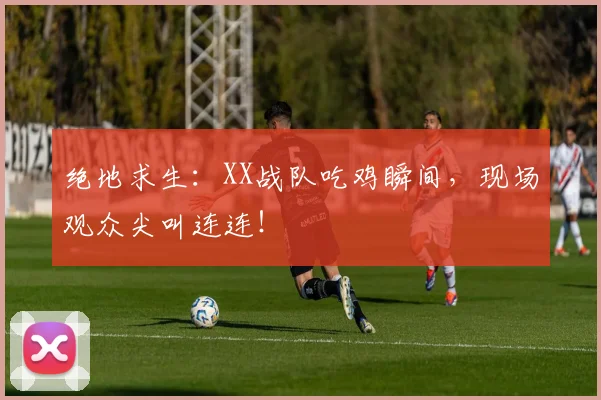 绝地求生：XX战队吃鸡瞬间，现场观众尖叫连连！